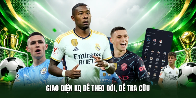 Giao diện KQ dễ theo dõi, dễ tra cứu